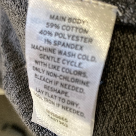 Treasure & Bond Double Knit Henley Size XL Long sleeve Gray. 3 button placket . - Picture 9 of 9